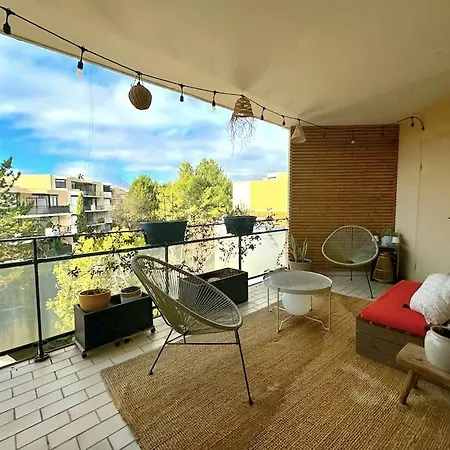 La Desirade, T3, Clim, Terrasse, Pkg, Centre * Montpellier