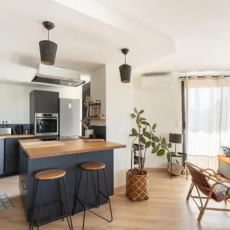 La Desirade, T3, Clim, Terrasse, Pkg, Centre Apartamento Montpellier